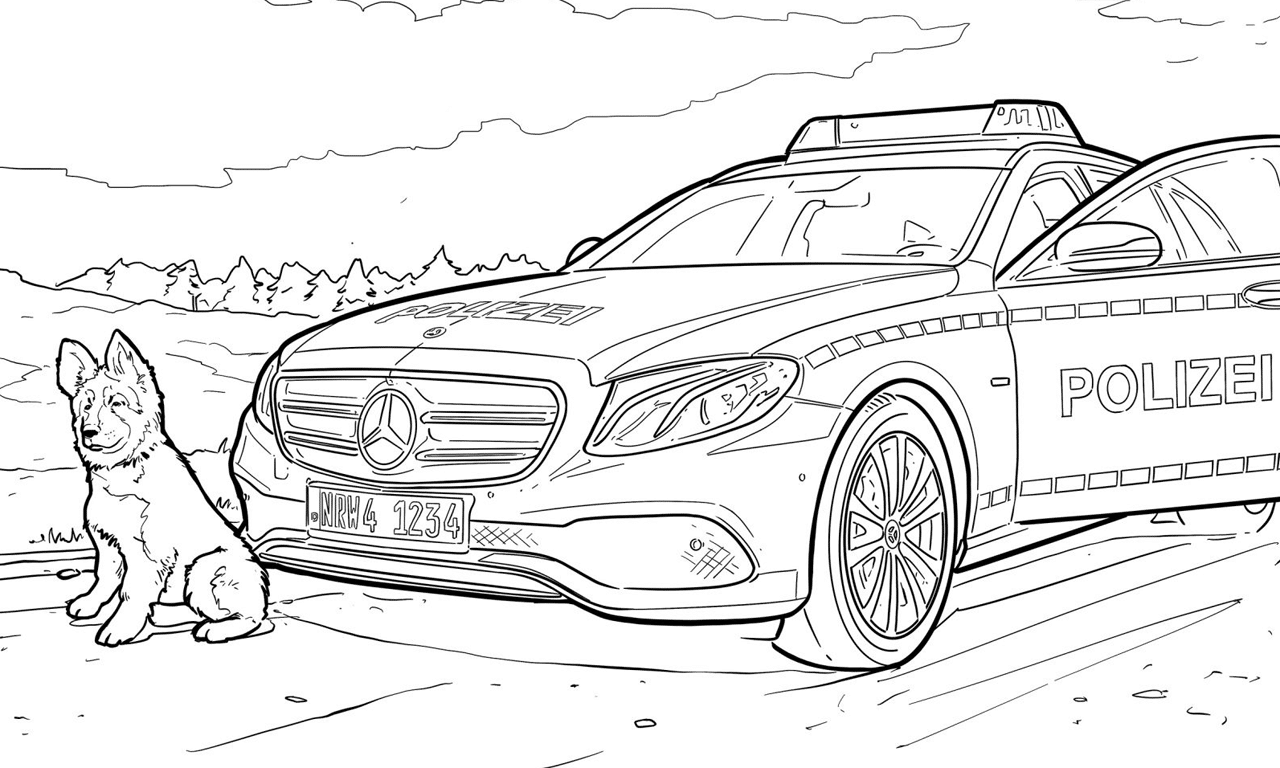 Desenhos para colorir de desenho de uma família com seu carro para colorir  