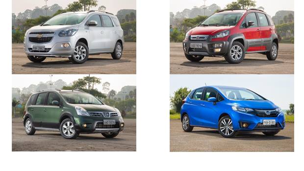 Honda Fit x monovolumes