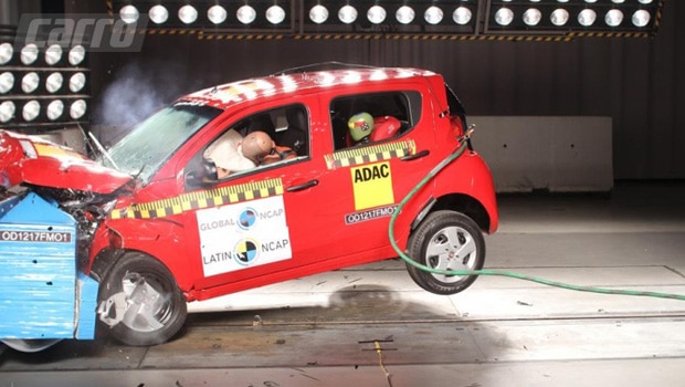 Fiat Mobi obtém 1 estrela em testes do Latin NCAP