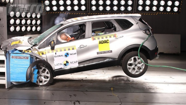 Renault Captur recebe 4 estrelas em crash test