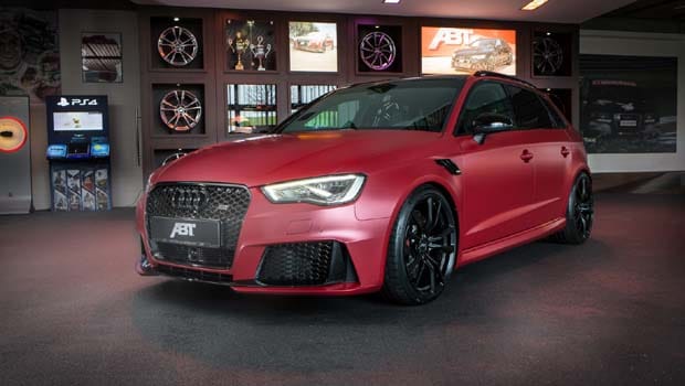 Audi RS3 mexido pela ABT tem visual ousado e 449 cv