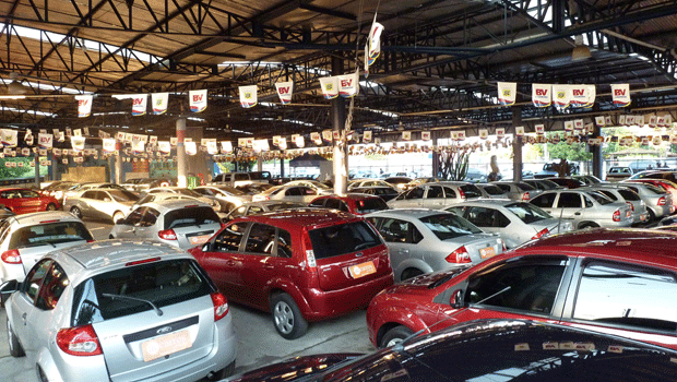 Vendas de carros usados crescem 1,3%