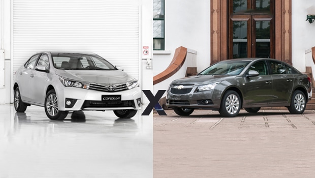 Novo Corolla vs. Cruze