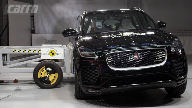 E-Pace ganha 5 estrelas em segurança no Euro NCAP