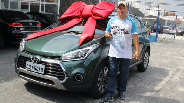Sortudo do interior de SP já recebeu o Hyundai HB20X