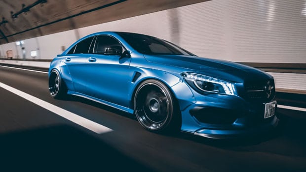 Mercedes-Benz CLA 250 recebe mexida visual japonesa