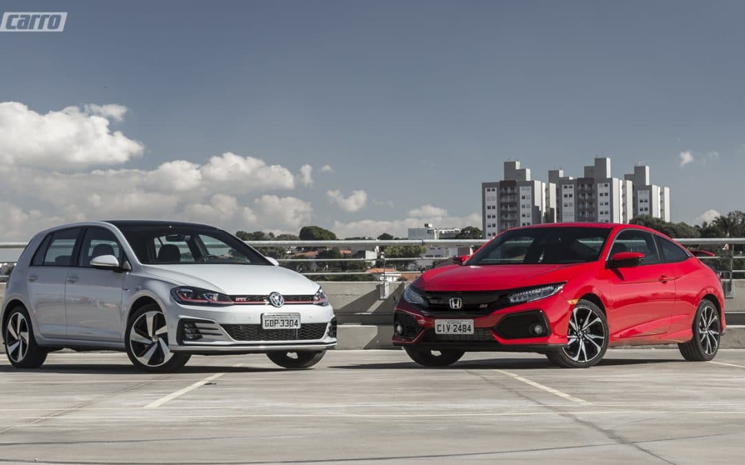 VW Golf GTI x Honda Civic Si: O Brasil que eu quero