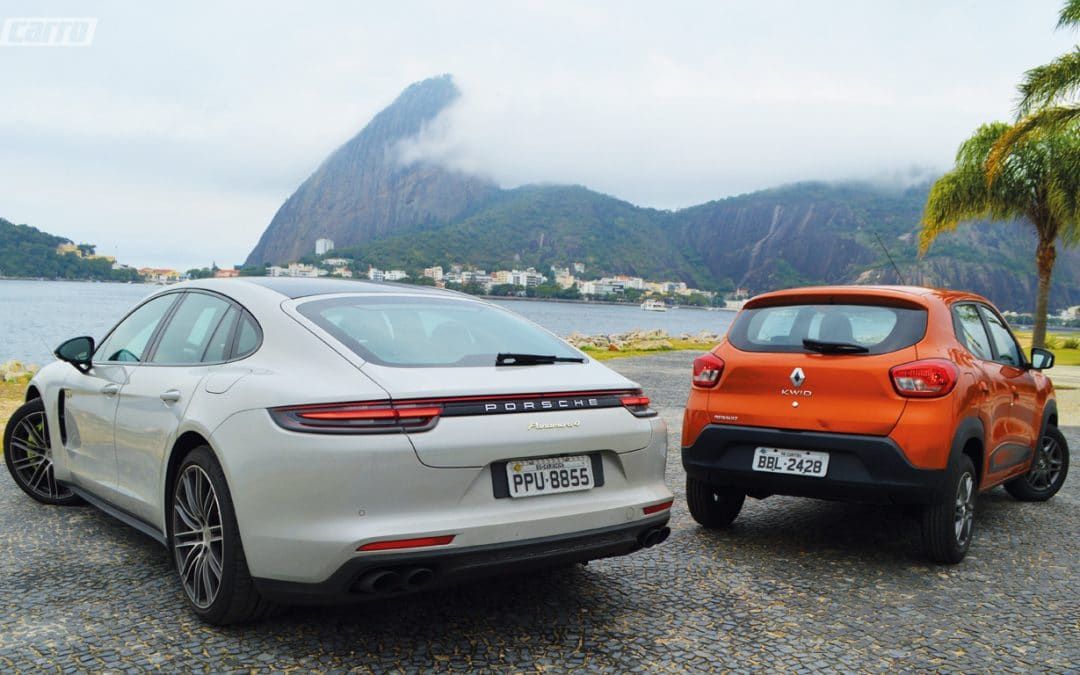 Porsche x Kwid: Quem vai mais longe?