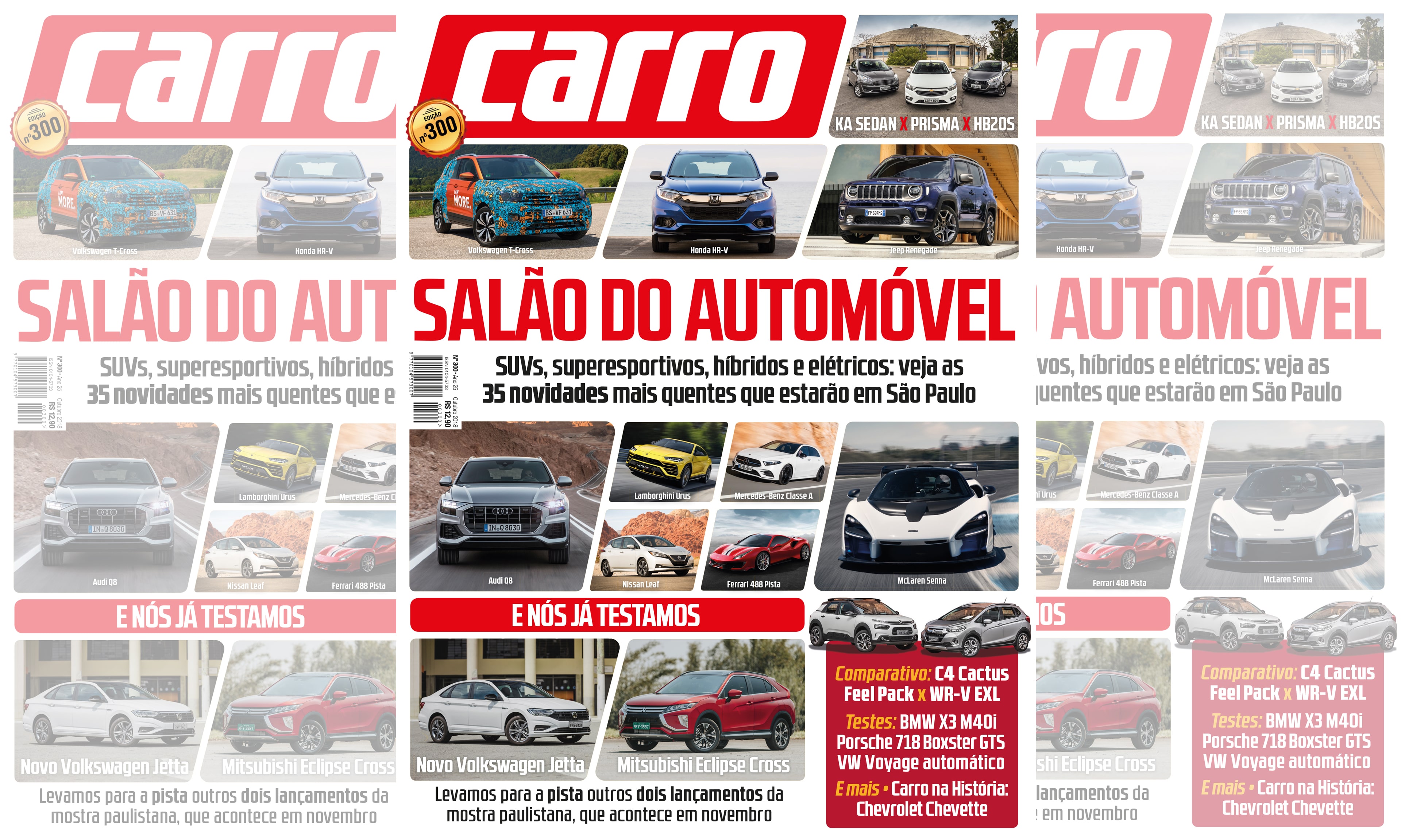 Revista Carro edição 300 outubro de 2018