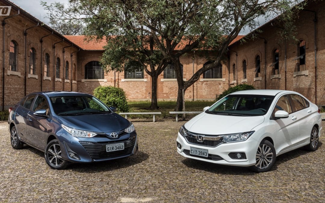 Comparativo: Toyota Yaris Sedã x Honda City