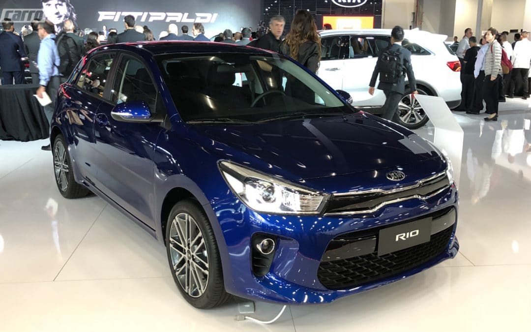 Salão de SP 2018: Kia espera dólar estável para trazer o hatch Rio em 2019
