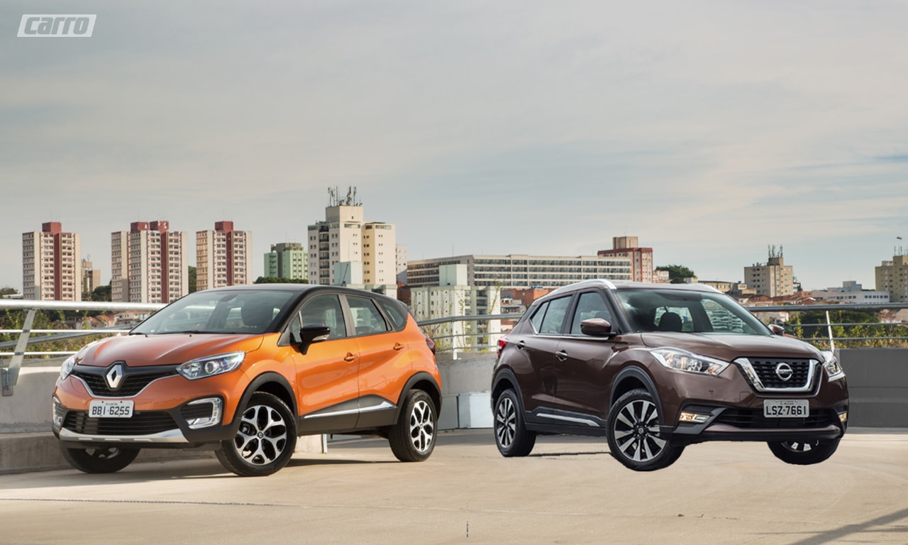 Comparativo entre Renault Captur e Nissan Kicks