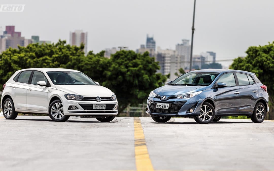 Comparativo – Volkswagen Polo Comfortline x Toyota Yaris XS: Arranjos distintos