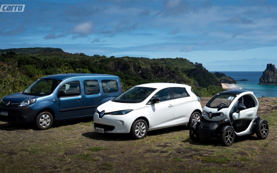 Renault entrega carros elétricos em Fernando de Noronha