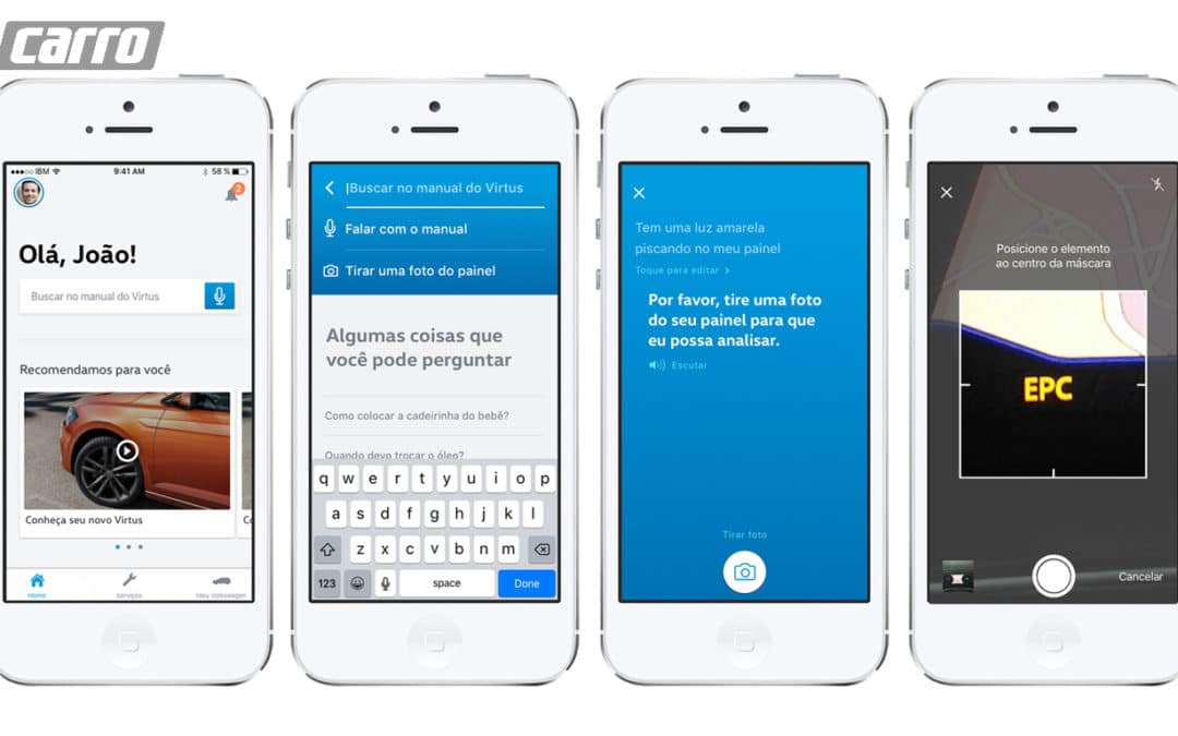 Aplicativo da Volkswagen oferece agendamento de serviços online