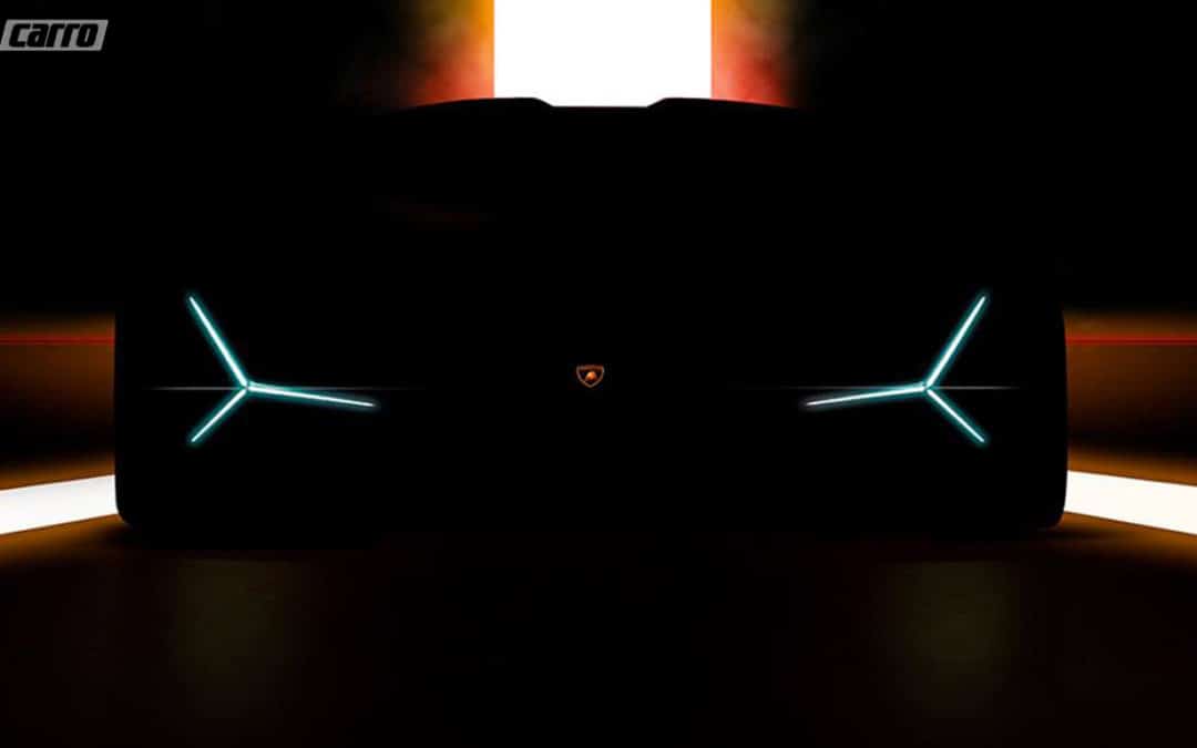 Lamborghini revela teaser de novo modelo