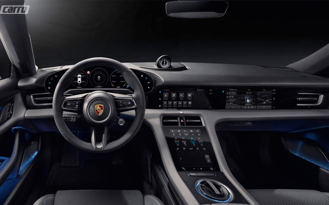 Porsche Taycan tem interior completamente revelado