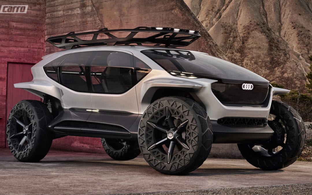 Audi apresenta SUV off-road AI:TRAIL com visual e itens futuristas