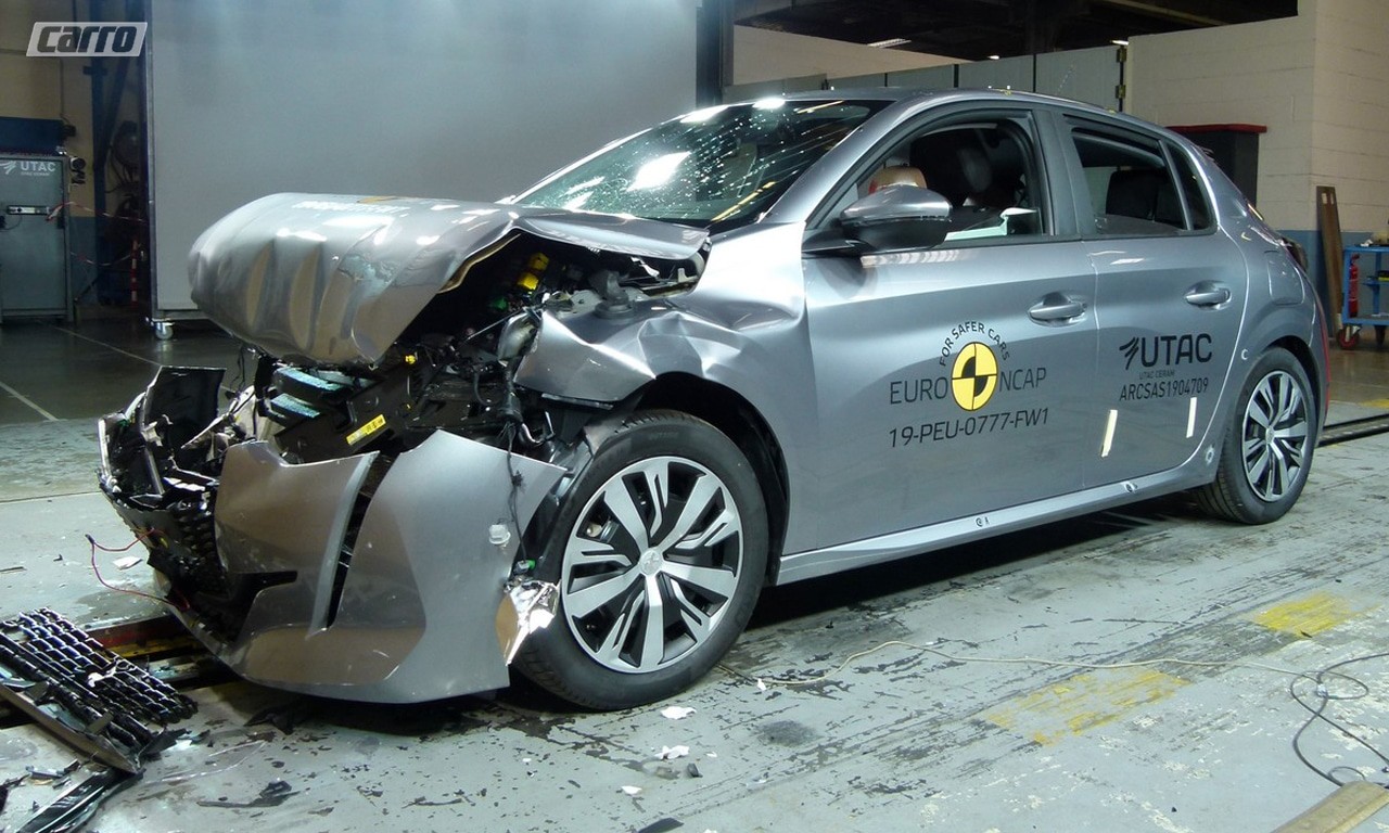 Peugeot 208 Crash-test Euro NCap