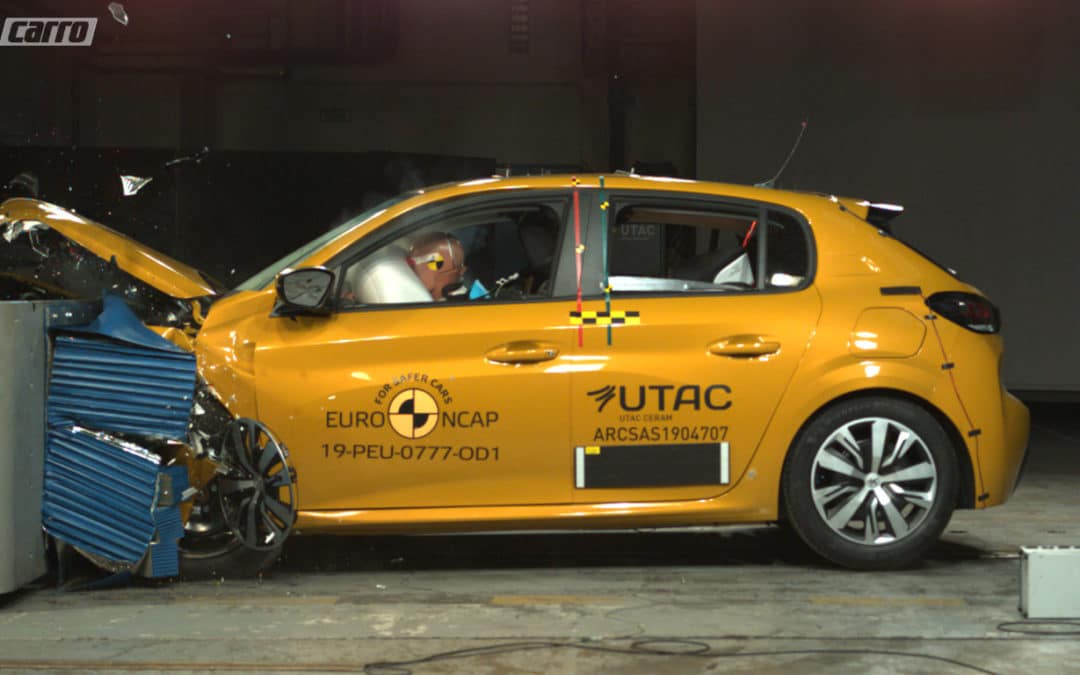 Novo Peugeot 208 recebe quatro estrelas no Euro NCap