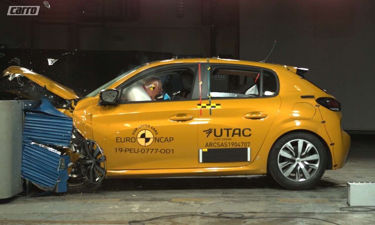 Peugeot 208 Crash-test Euro NCap