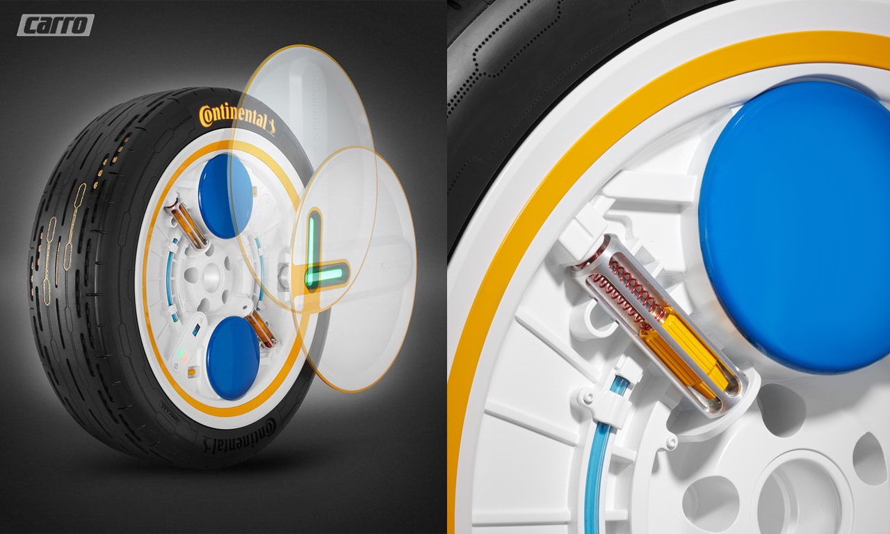 Continental desenvolve pneu que calibra pressão com o carro em movimento - Revista  Carro