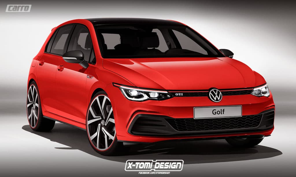 Projeção VW Golf GTI