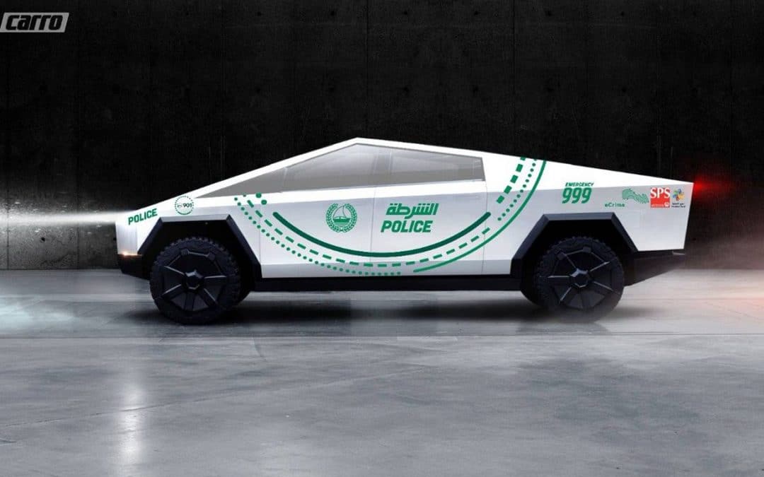 Tesla Cybertruck será carro de polícia em Dubai