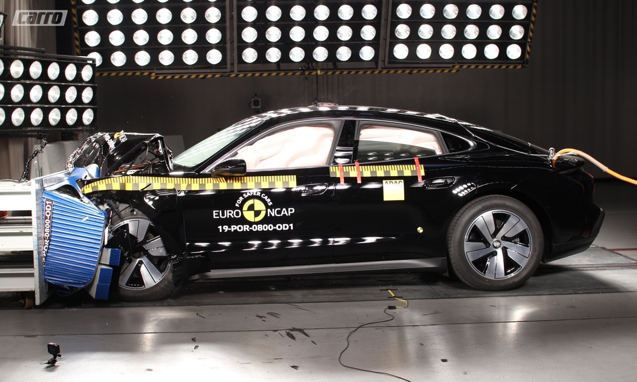 Porsche Taycan Euro NCap