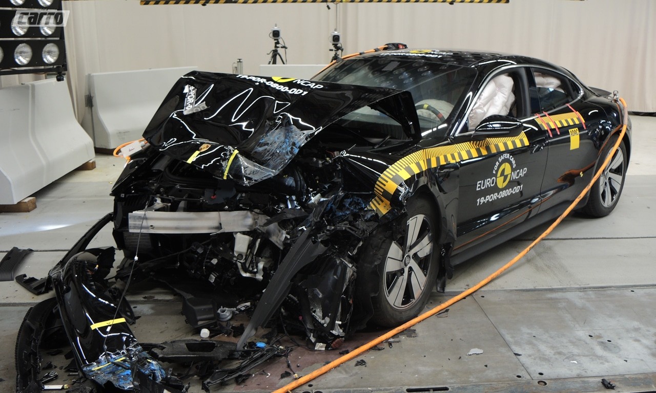 Porsche Taycan Euro NCap