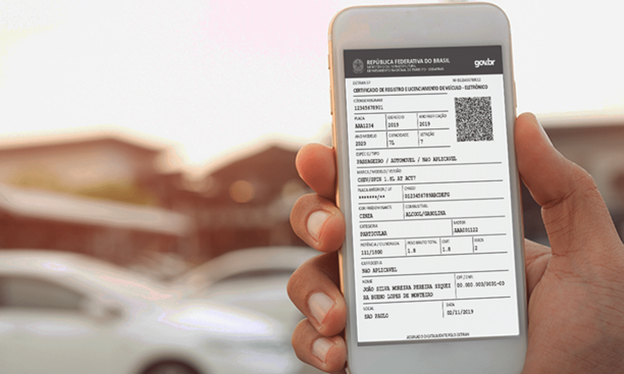 Como Ver O Documento Do Veículo Digital