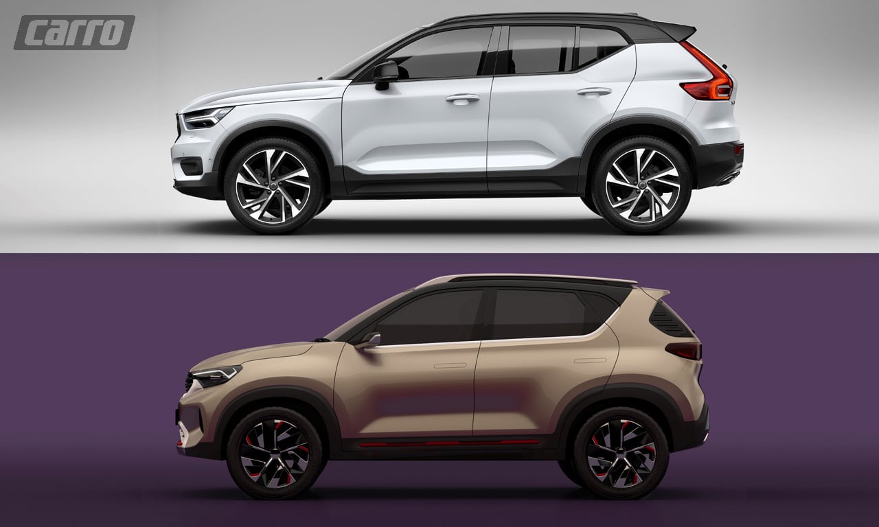 Kia Sonet x Volvo XC40