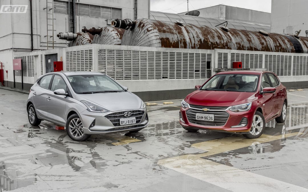 Comparativo: Chevrolet Onix Premier X Hyundai HB20 Diamond Plus na briga dos hatches