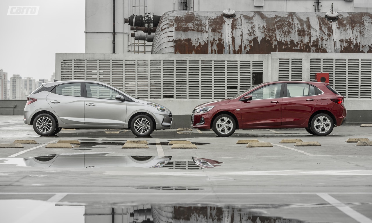 Comparativo Chevrolet Onix Plus vs. Hyundai HB20S