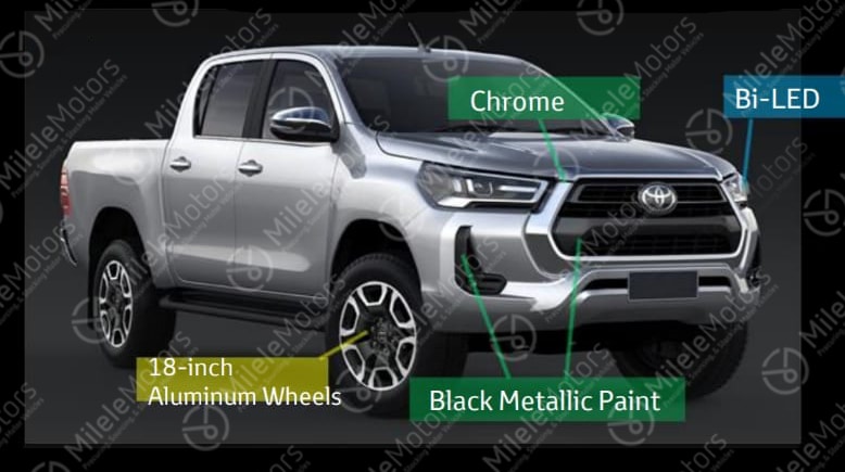 Imagens da reestilização da Toyota Hilux vazam na internet