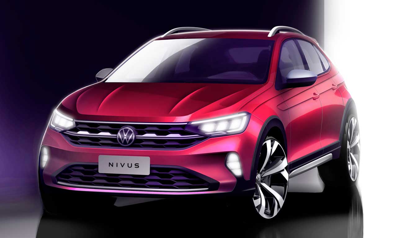 Volkswagen Nivus sketch teaser