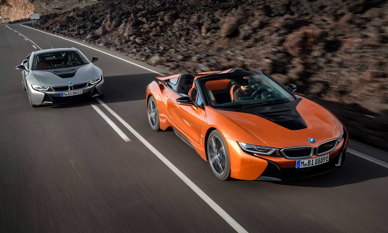 BMW i8 roadster e coupé