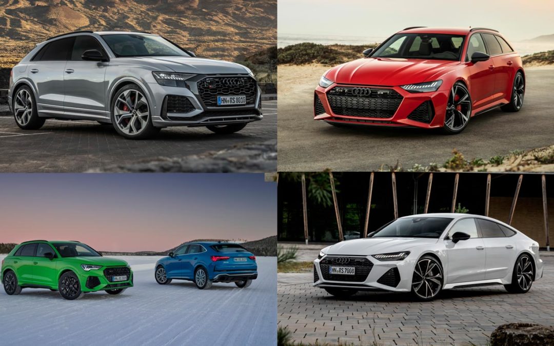 Audi inicia pré-venda de cinco esportivos da linha RS