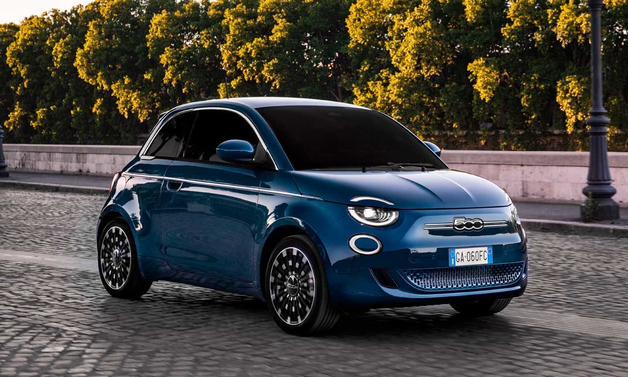 Fiat 500e elétrico teto rígido 2020