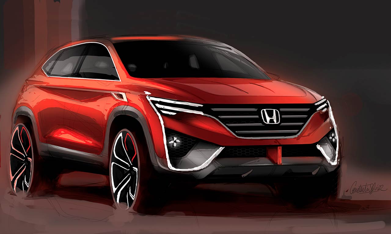Sketch nova geração Honda HR-V