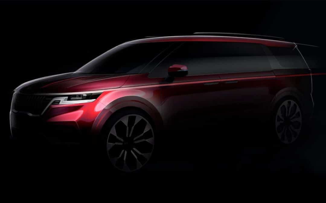Kia revela primeiro teaser da nova Carnival
