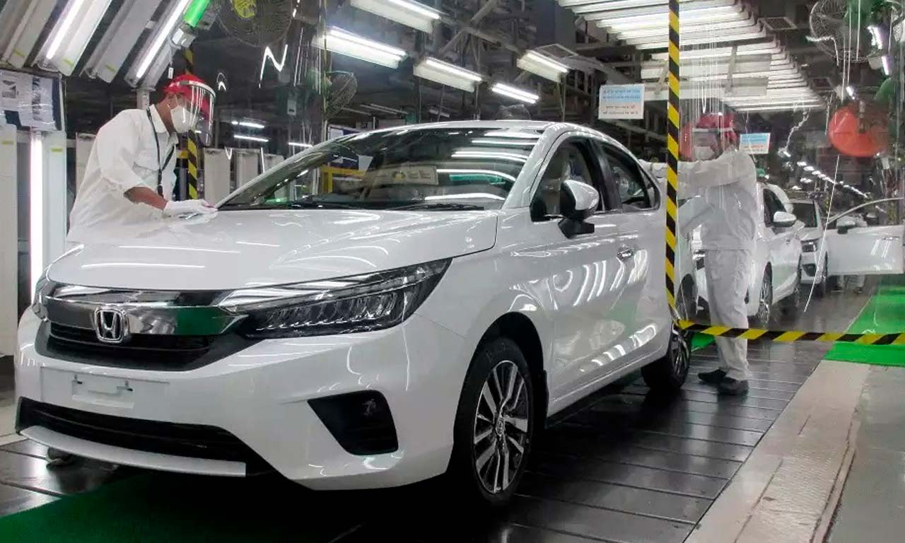 Fábrica produção Novo Honda City Índia 2021