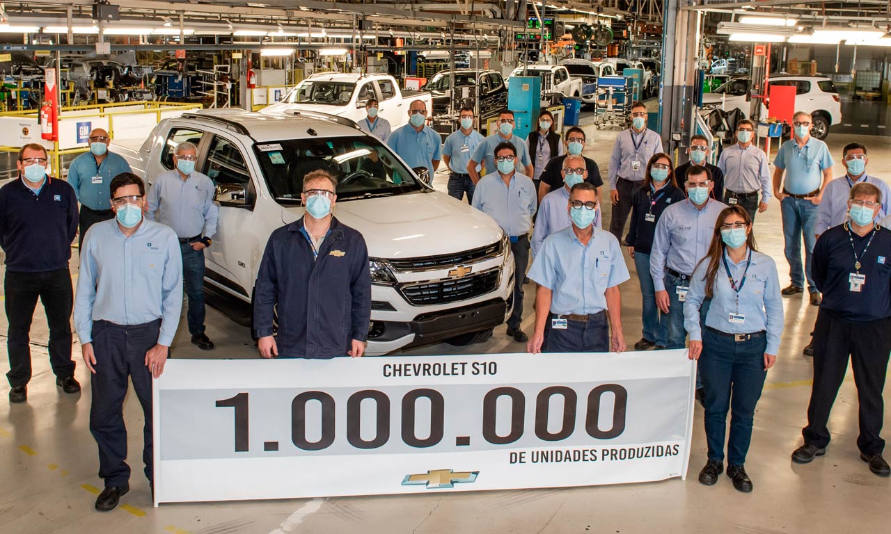 Chevrolet S10 chega a 1 milhão de unidades produzidas - Revista Carro
