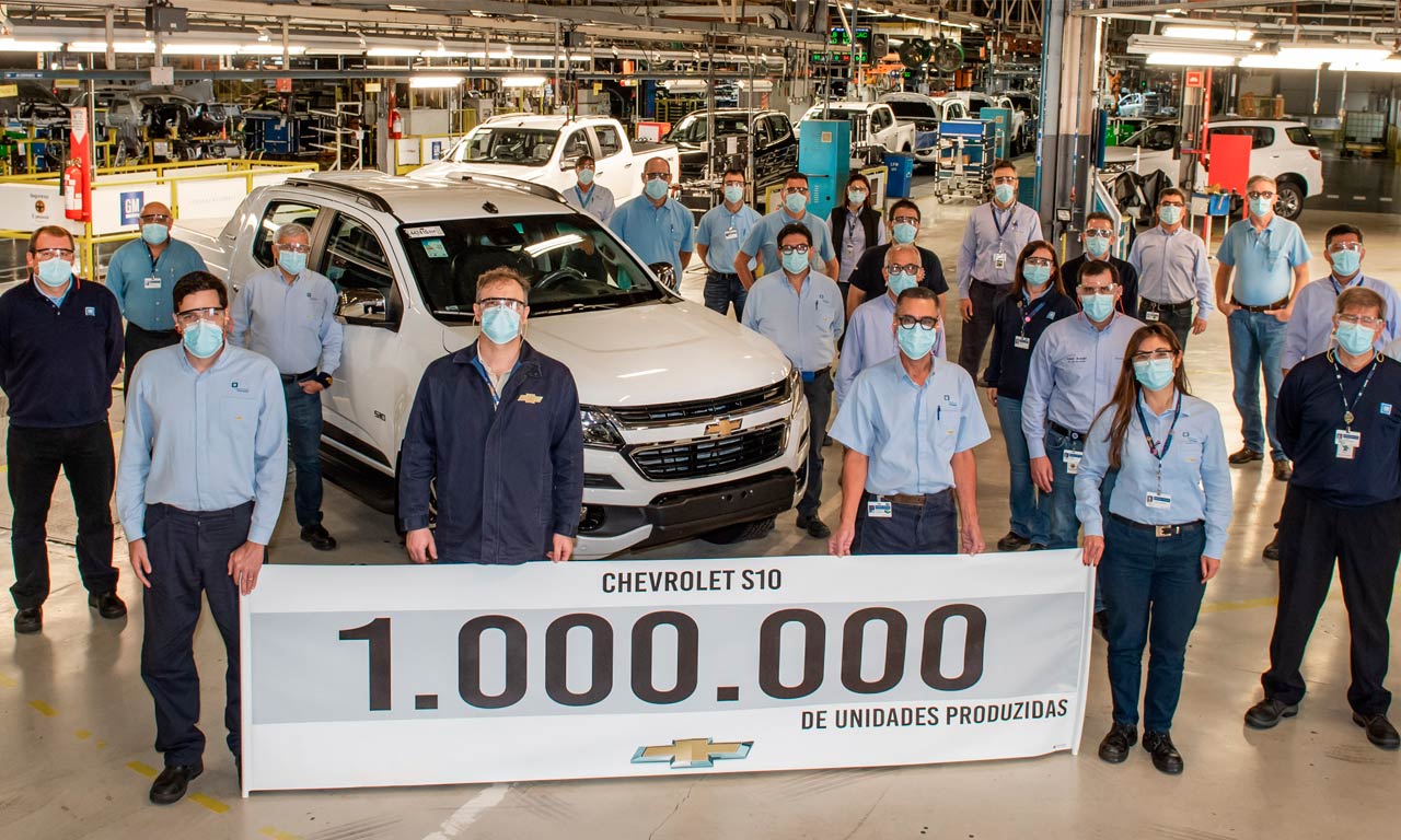 Chevrolet S10 1 milhão de unidades produzidas