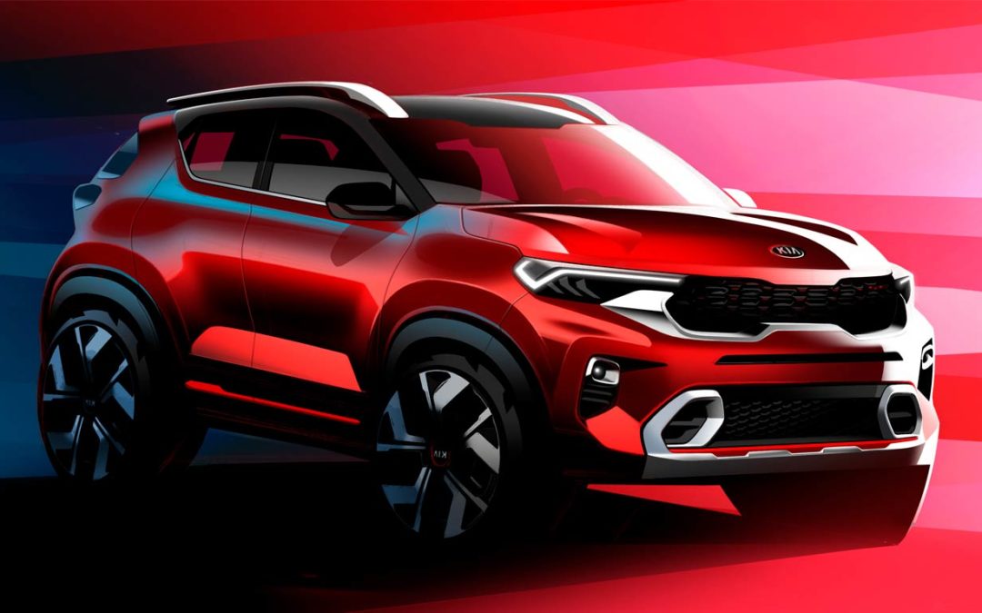 Kia Sonet terá painel digital e multimídia de 10 polegadas