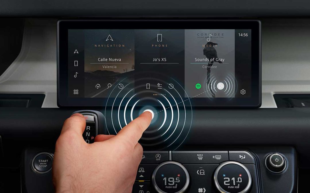 Jaguar Land Rover desenvolve multimídia controlada por gestos