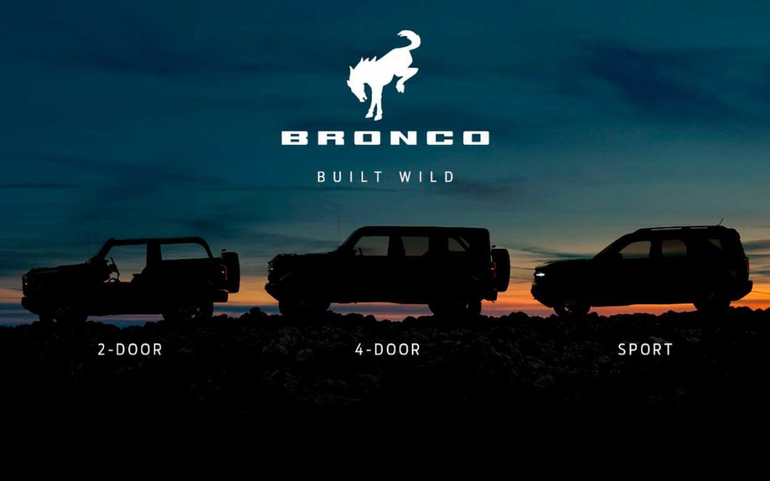 Ford confirma 3 carrocerias para o novo Bronco