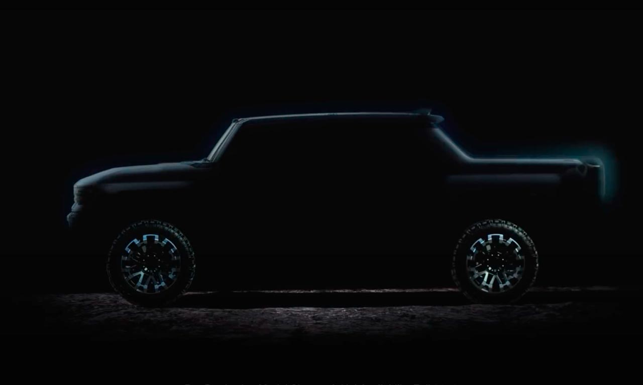 Teaser Picape GMC Hummer EV