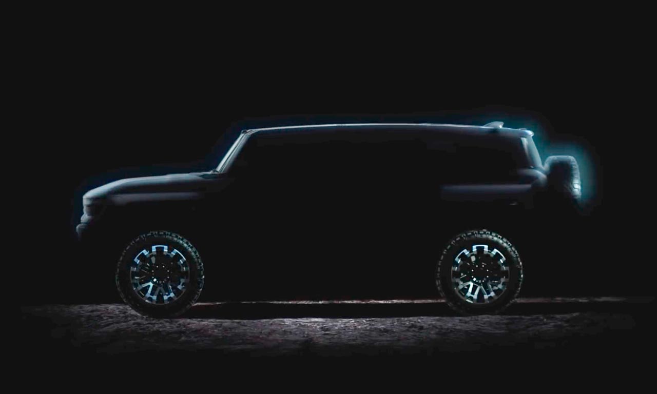 Teaser SUV GMC Hummer EV