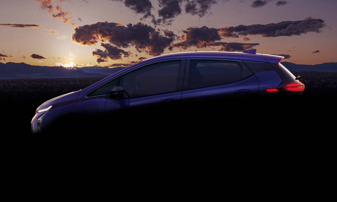 Chevrolet Bolt facelift 2021 teaser